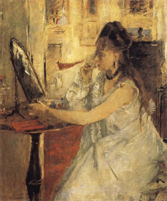 Berthe Morisot Young Woman PowderingHerself